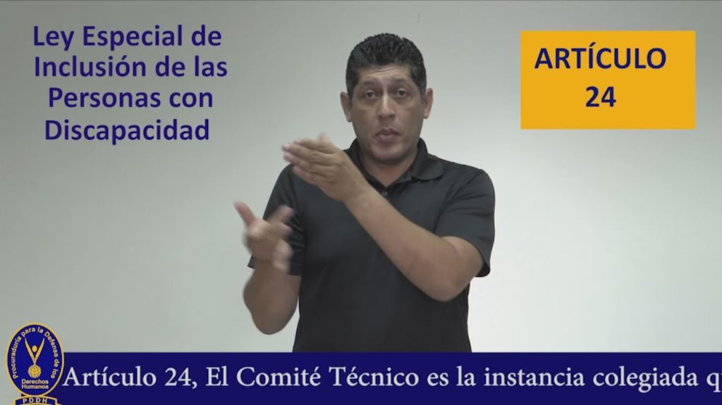 articulo 24 ley de inclusión de personas con discapacidad