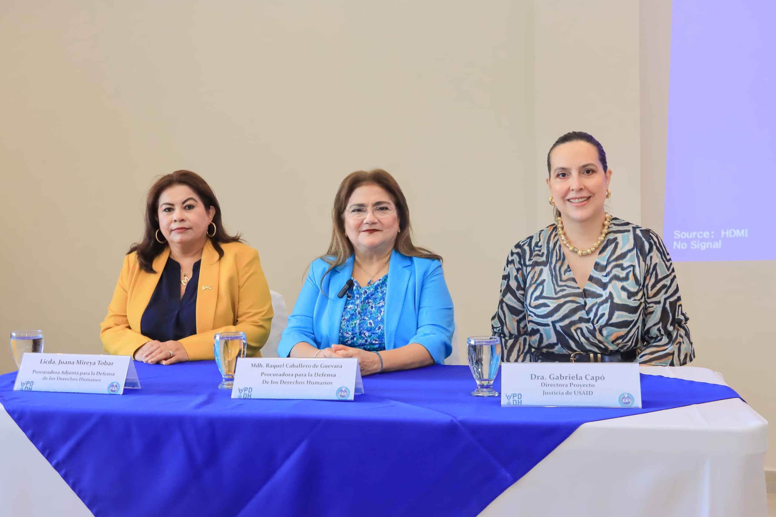 Procuradora DDHH inaugura proyecto Justicia junto a DEXIS